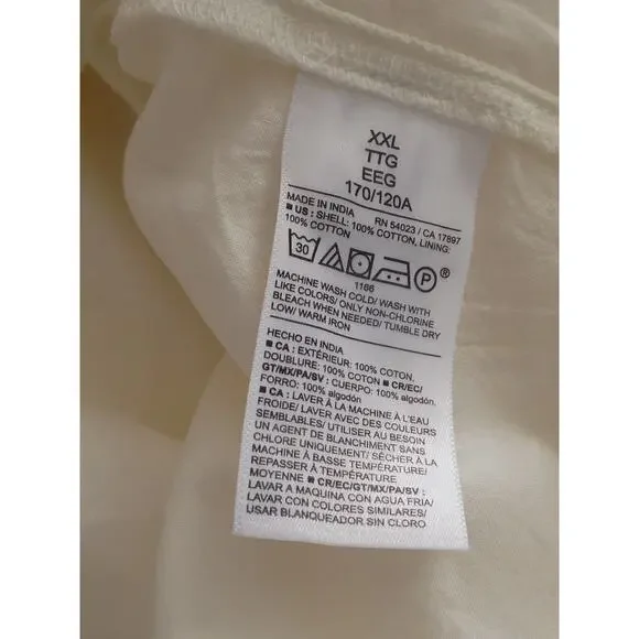 Old Navy dress shift puffy short sleeves pockets ivory size XXL NWT - Picture 10 of 10